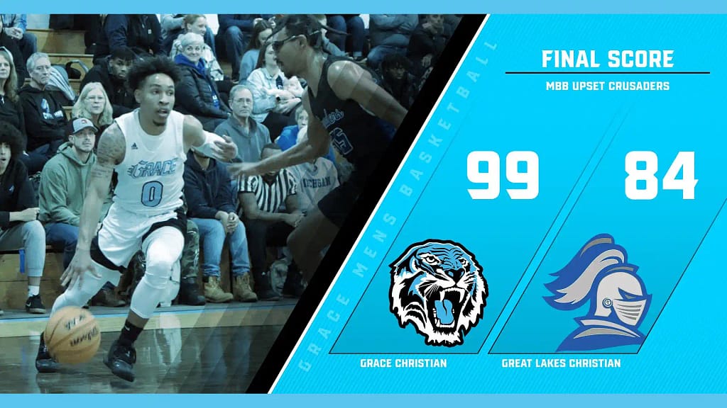 grace basketball score