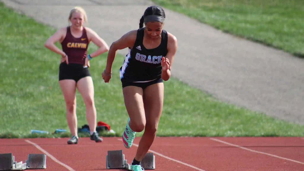 she's out of the blocks!