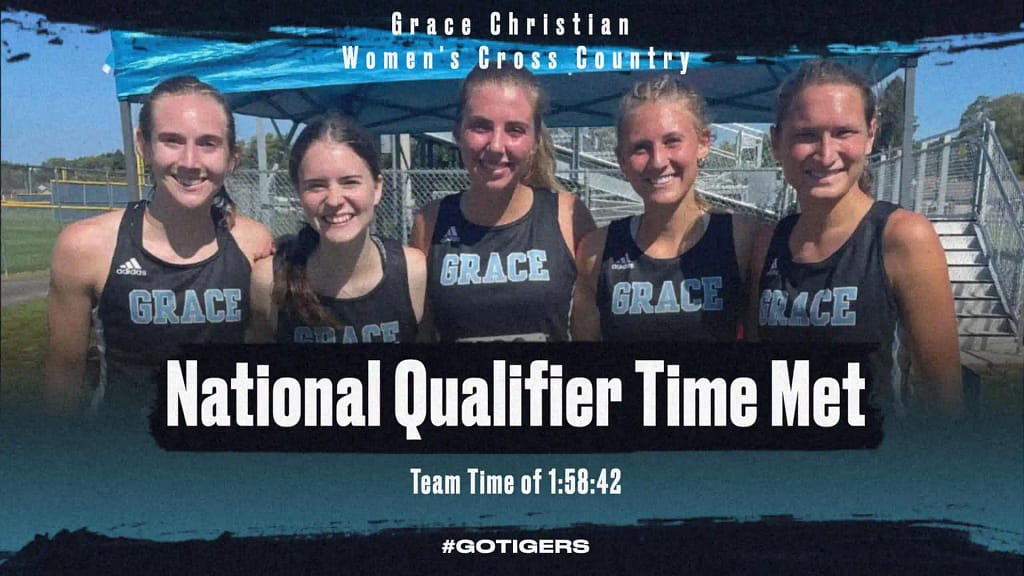 Grace women's XC team