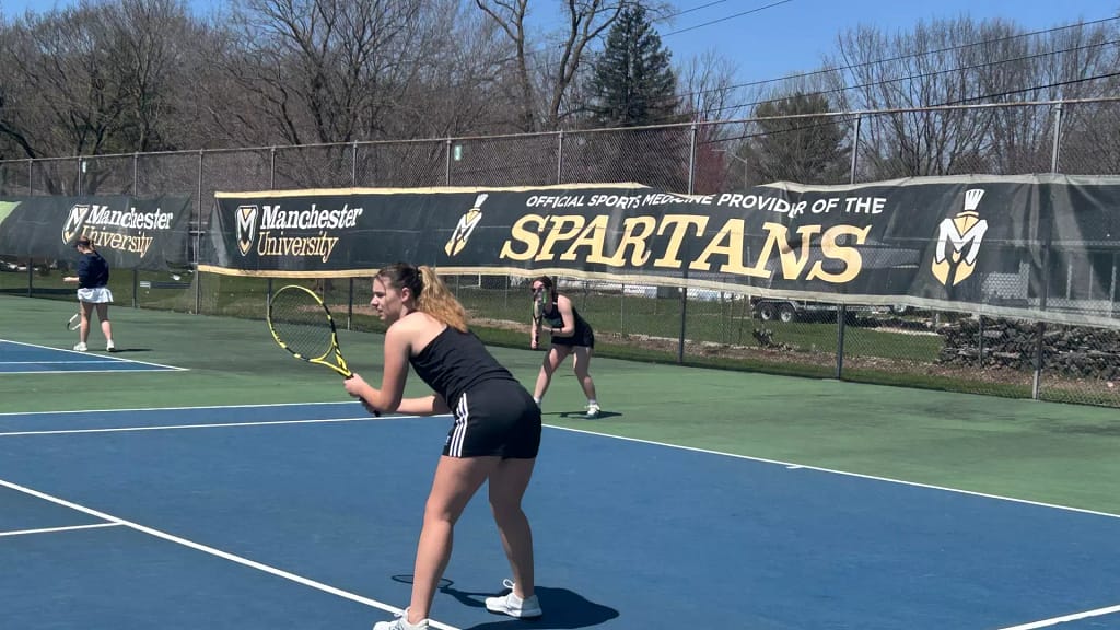 Grace Christian Women’s Tennis Wins 1 of 2 in Manchester