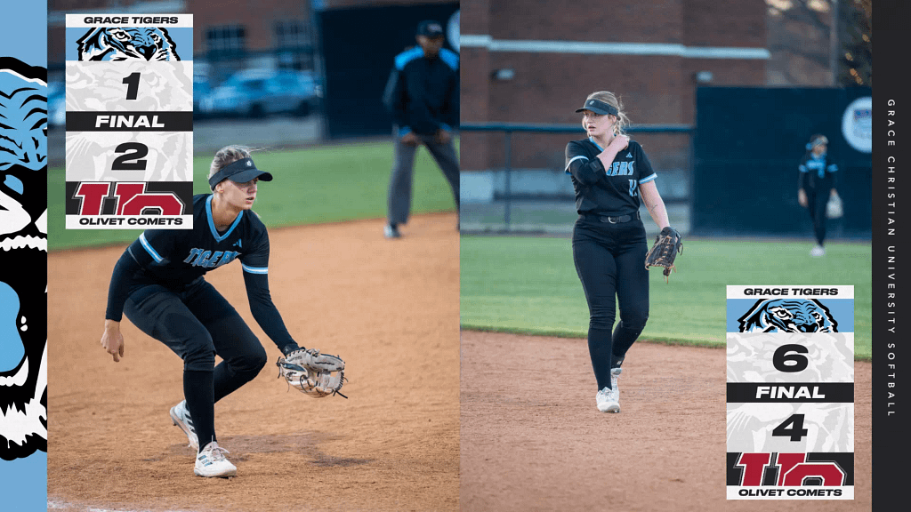 Softball Splits Against Olivet