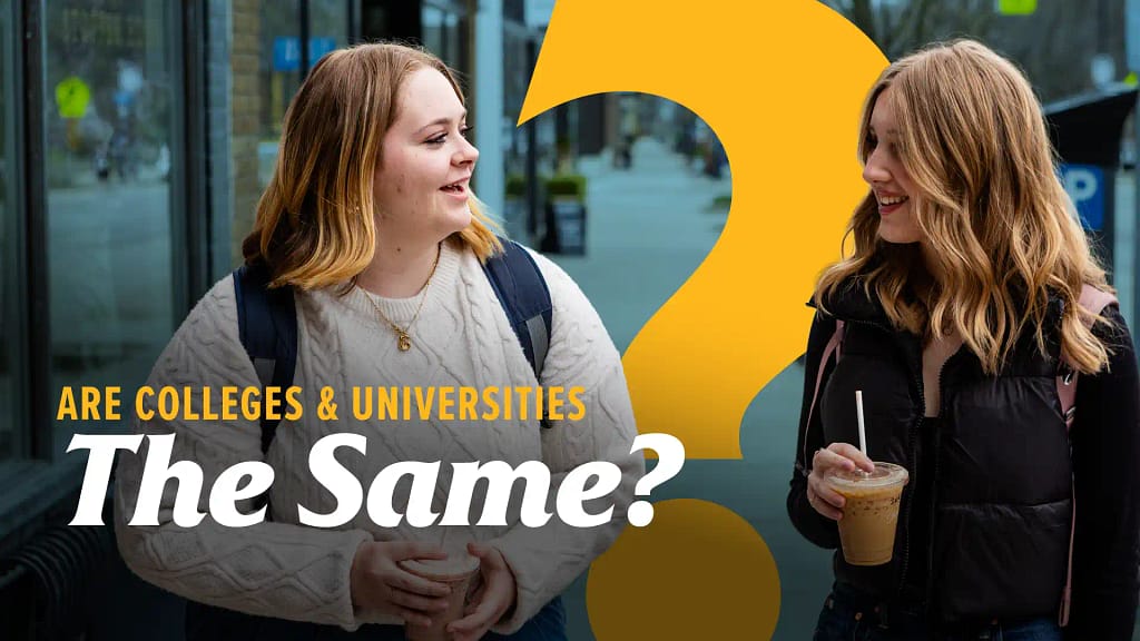 Are Colleges and Universities the Same?