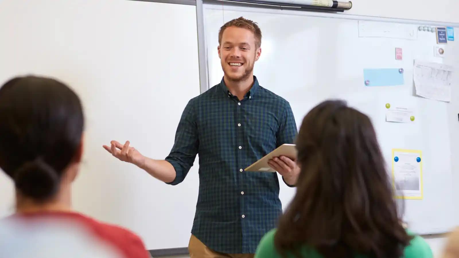 On-Campus-Biblical-Studies-career A man standing in front of a group of people in a classroom