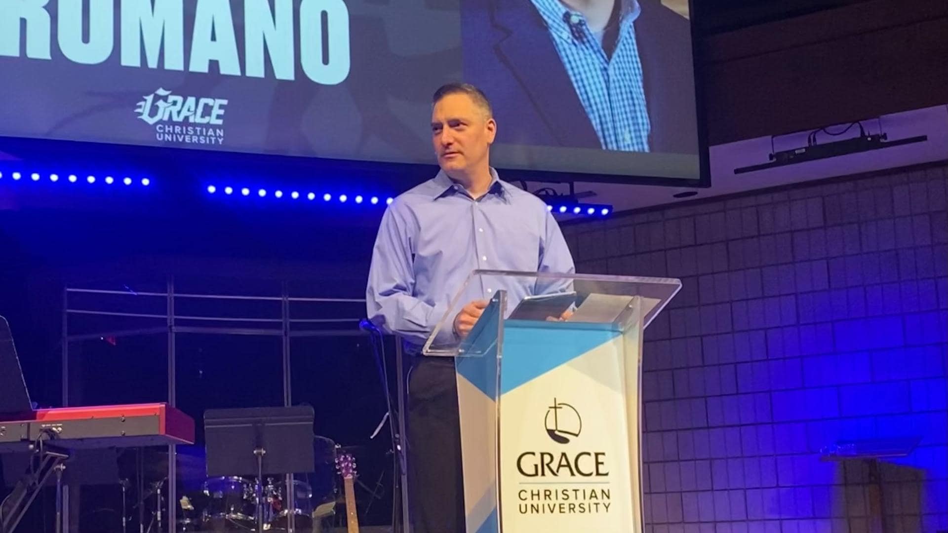 Grace Welcomes Jason Romano to Campus Grace Welcomes Jason Romano to Campus