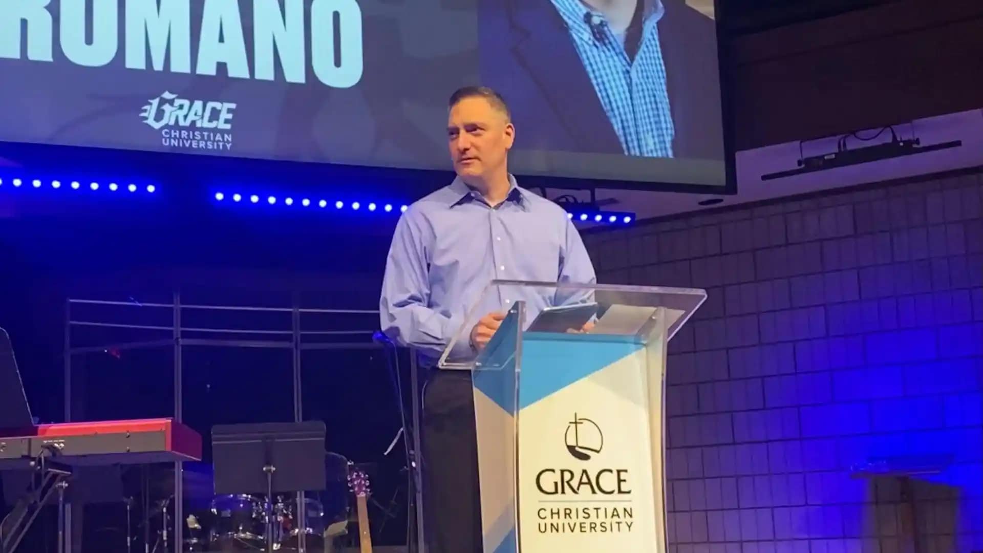 IMG_6651 Grace Welcomes Jason Romano to Campus