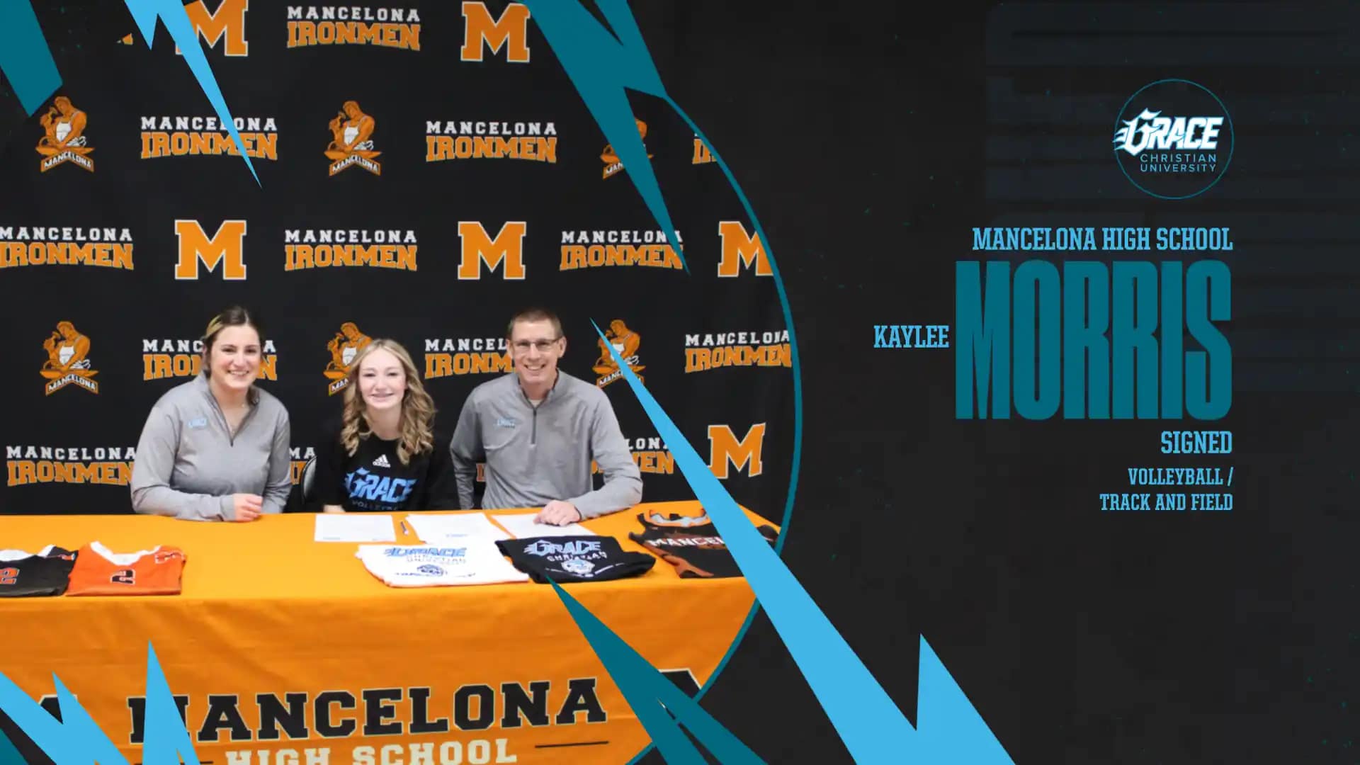 Mancelonas-Kaylee-Morris-Signs-with-Grace-Volleyball-Track-Field Mancelona’s Kaylee Morris Signs with Grace Volleyball, Track & Field