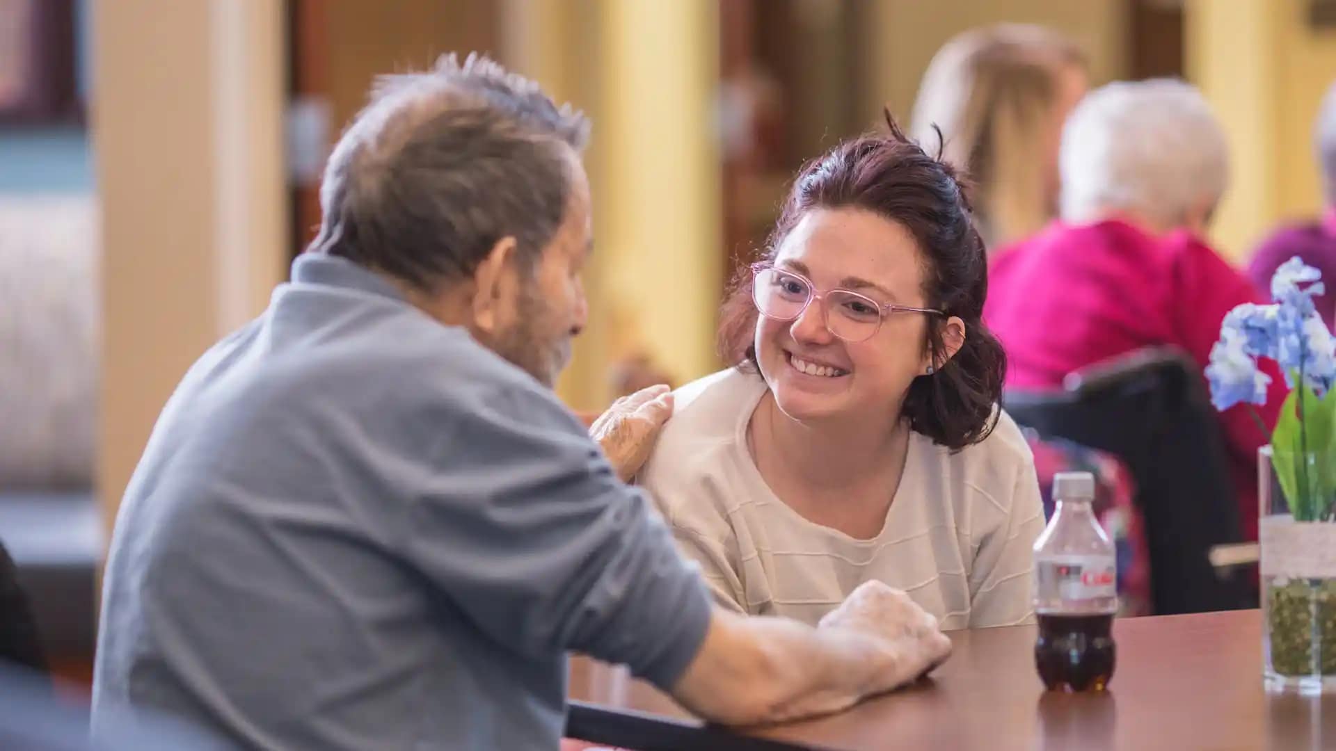 Human Services Human Services student serving in the community.