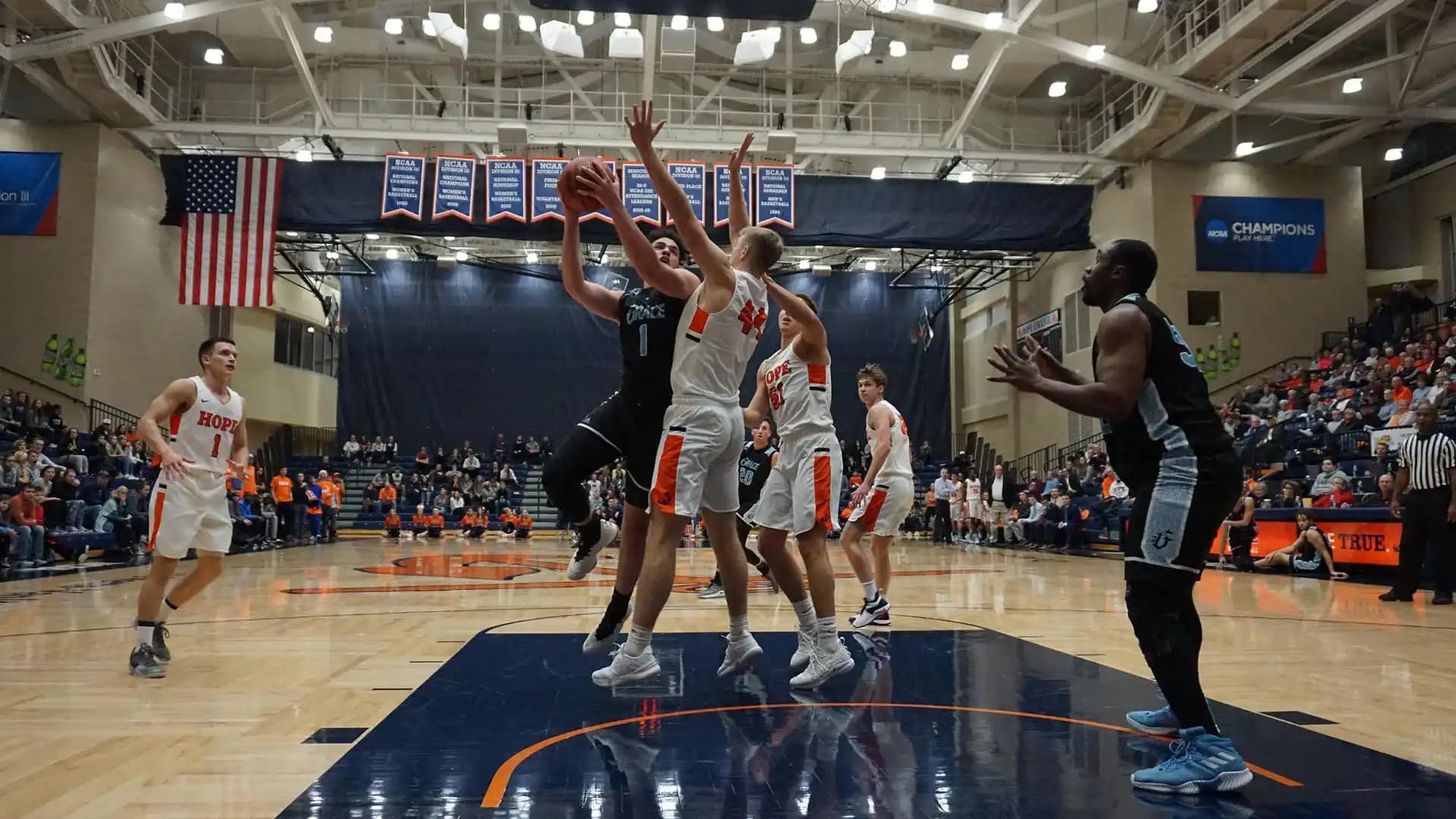 Athletics basketball game