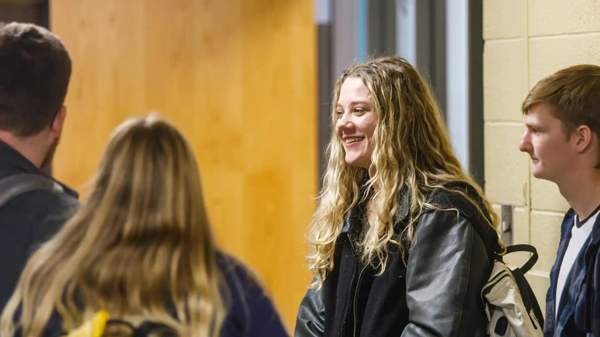 Grace-Students students on campus