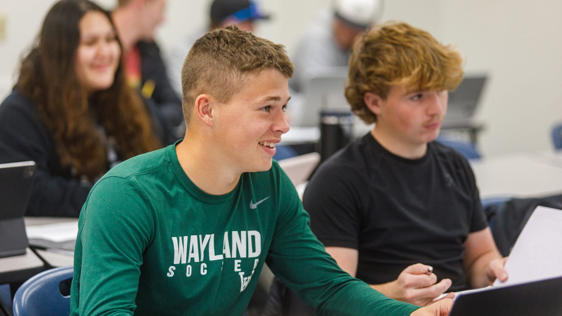 Grace-Dual-Enrollment students in classroom