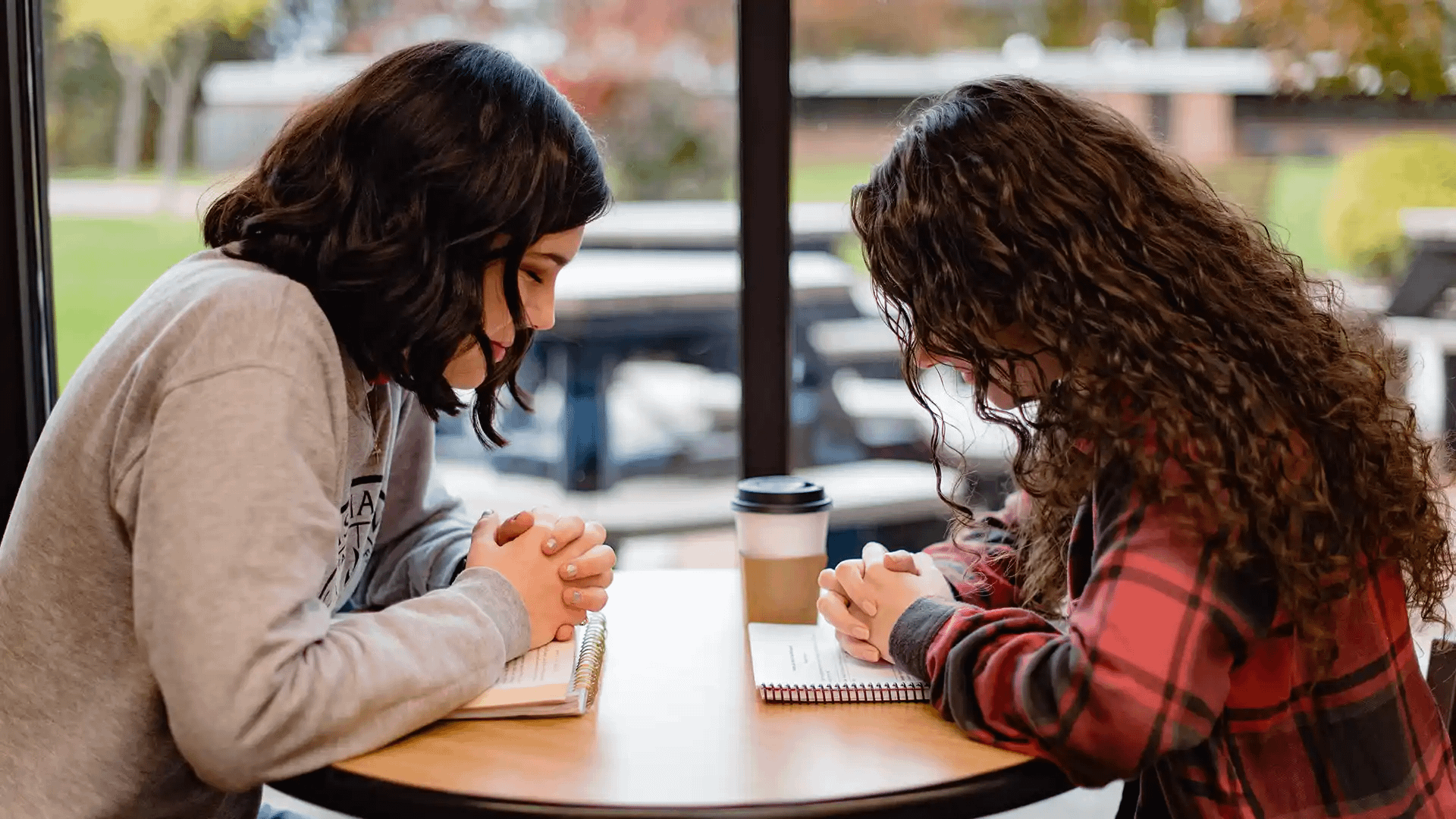 Praying-friends students praying