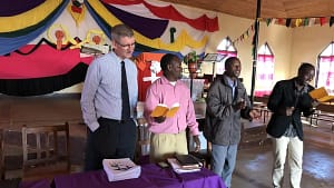 picture of purple table in Tanzania