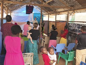 picture of colorful chairs