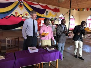 picture of purple table in Tanzania
