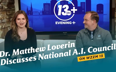 Dr. Matthew Loverin Discusses National A.I. Council on WZZM 13