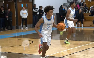 JV basketball picks up big road win