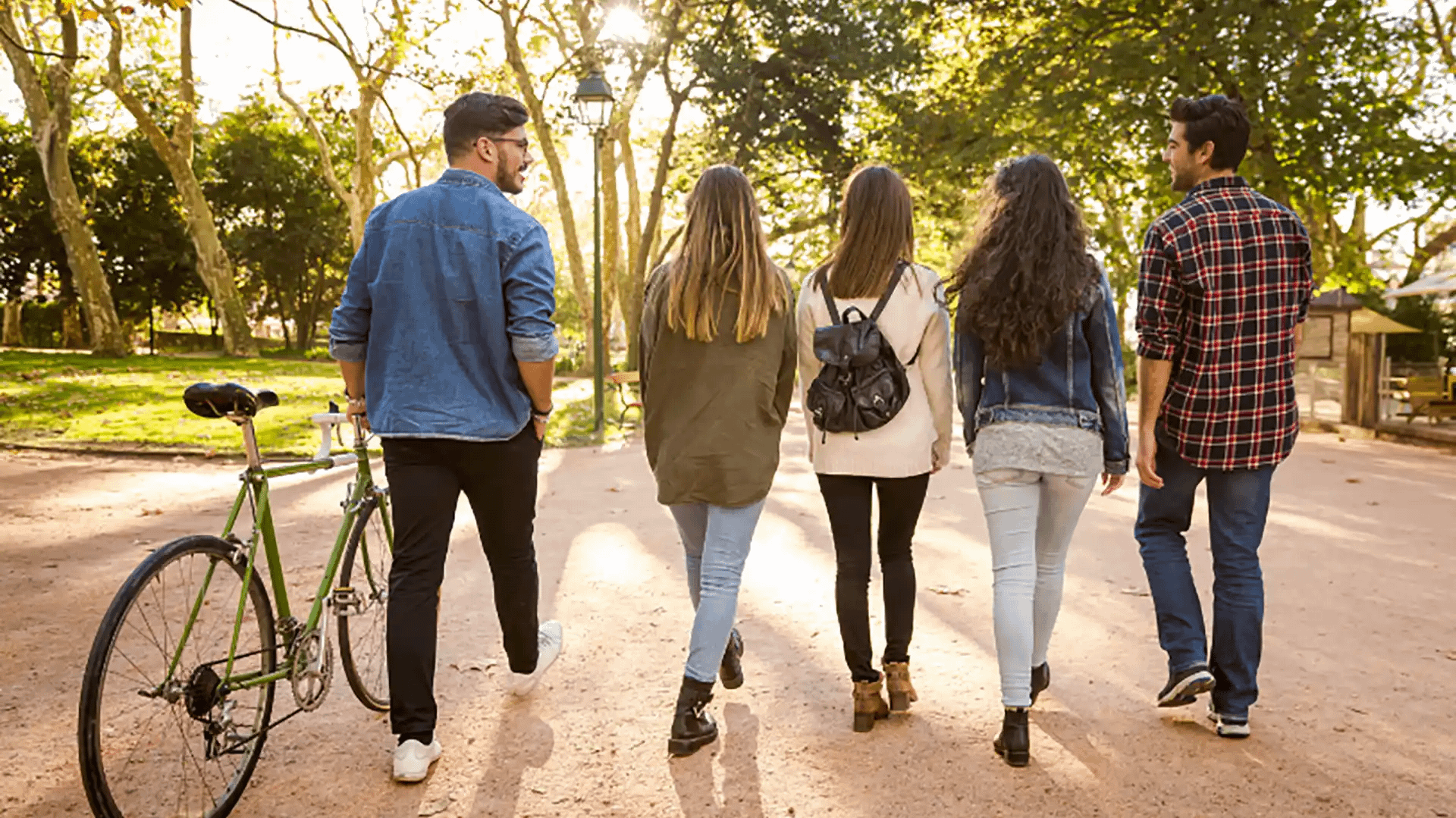 Students Walking