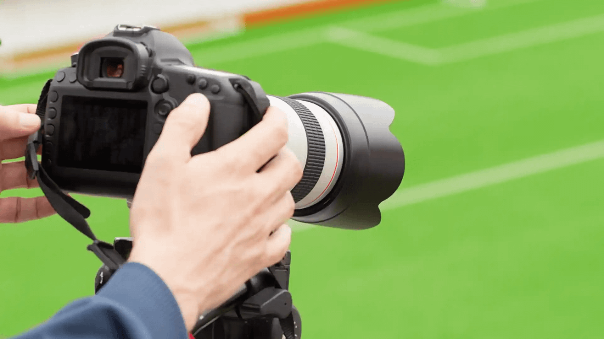 Holding Camera